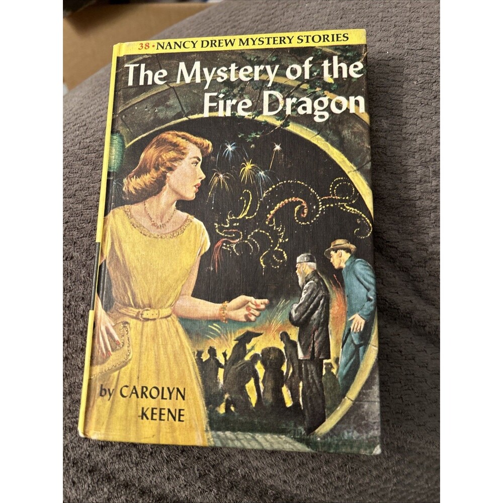 Vintage Nancy Drew #38 The Mystery Of The Fire Dragon Carolyn Keene